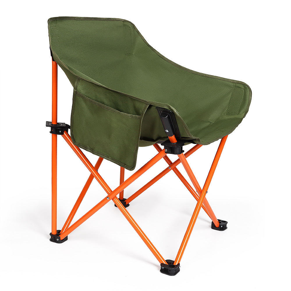 新款折叠椅户外月亮椅露营可折叠椅沙滩椅美术写生折叠椅子