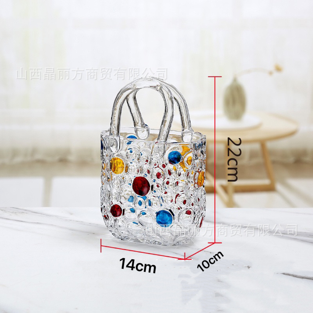 Bolsa de mano pintada pequeña