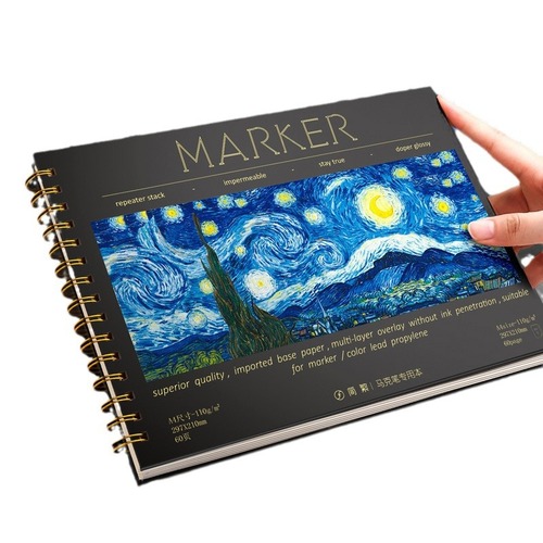 Factory direct supply 8K Mark notebook for children's marker special drawing notebook thickening primary school students graffiti drawing notebook wholesale