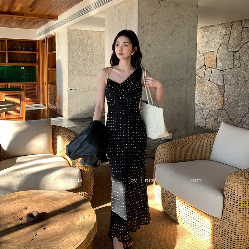 Ls Designer-Style One-Shoulder Dress for Women, Shisanxing 2026 Spring New Elegant Long Dress for Women 61227 Ls Designer-Style One-Shoulder Dress for Women, Shisanxing 2026 Spring New Elegant Long Dress for Women 61227
