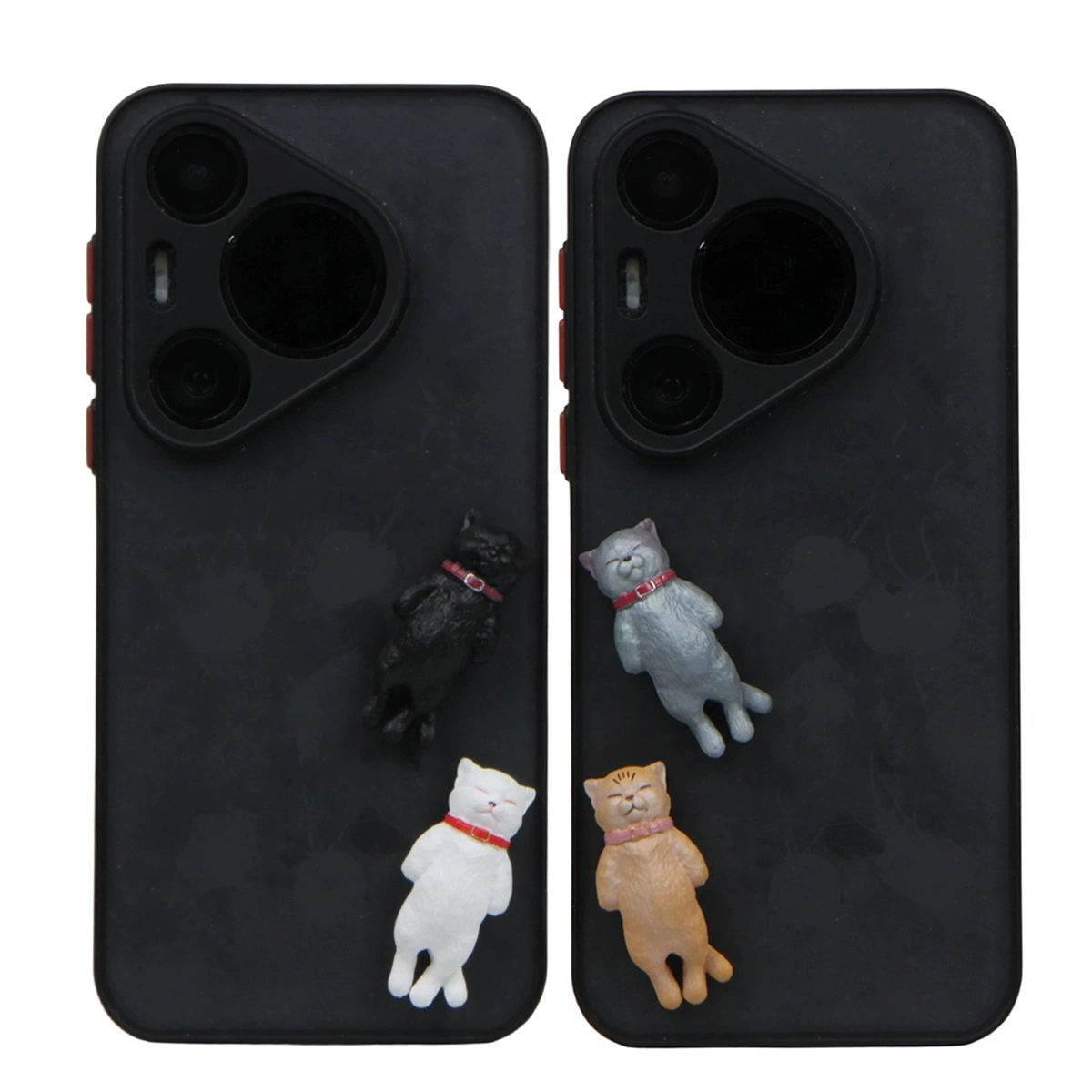 4 типа кошачьих ошейников, которые не пробуждаются, мобильный телефон, угол компьютерного стола, украшение монитора планшета, милые ландшафтные куклы