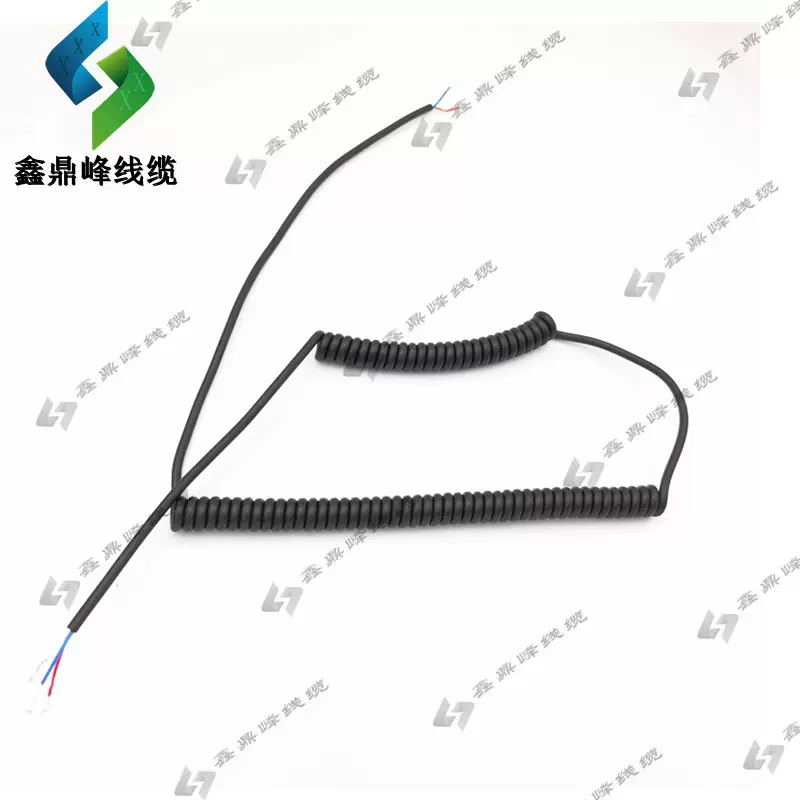 定制弹簧线2芯3芯4芯5芯6芯穿管TPU螺旋线厂家直销柔韧多芯特种