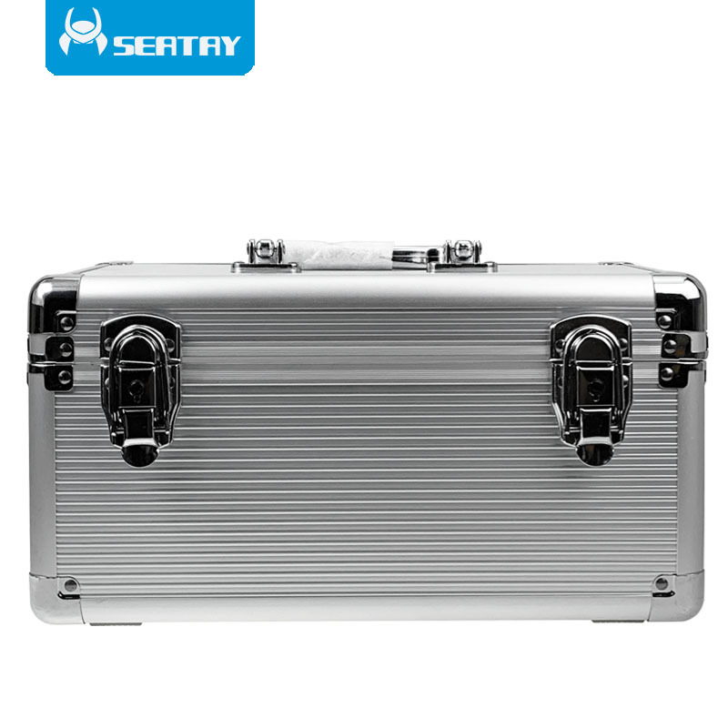 Caja de protección de disco duro caja de almacenamiento caja de seguridad caja de almacenamiento de 14 piezas cerradura de seguridad clasificación de almacenamiento multiusos caja de protección de almacenamiento