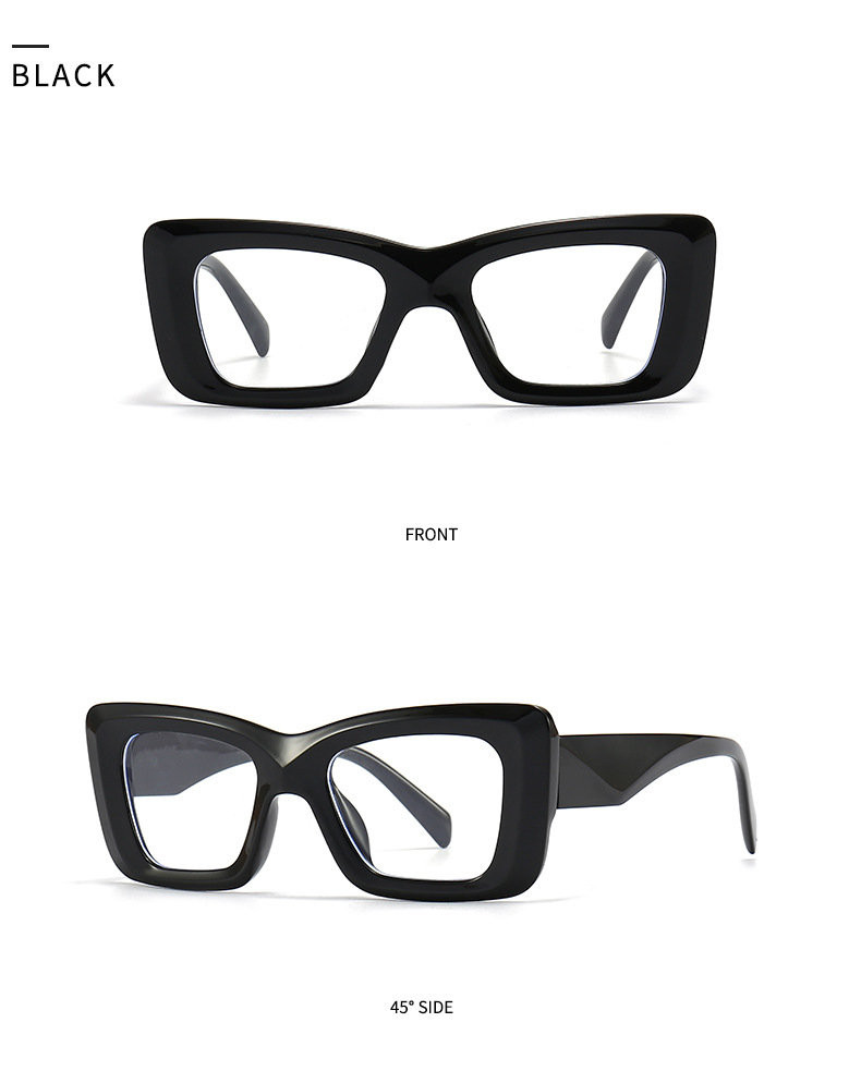 New European and American fashion catwalk small frame cat eye sunglasses for women, trendy sunglasses for men, cross border 9137 UV protection_voghion.com