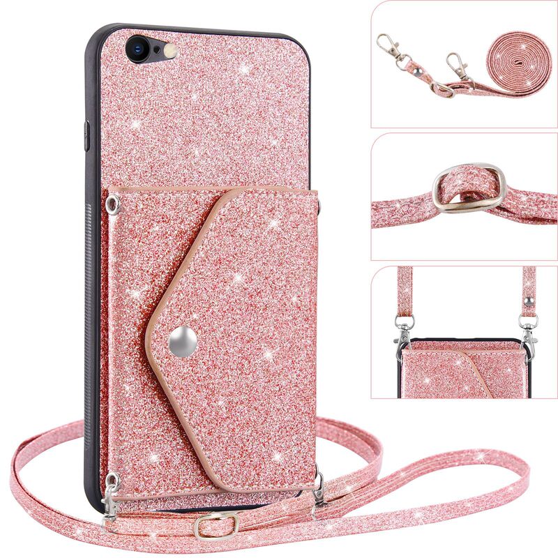 For Apple iPhone14ProMax phone case 13 12mini magnetic slung lanyard card case For Apple iPhone14ProMax phone case 13 12mini magnetic slung lanyard card case