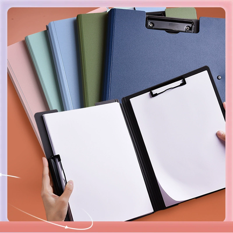 ✅Двойная папка Офисная папка формата A4 Секретарская папка Студенческая записка Шина для хранения Книжный зажим Пенистая Шина A3