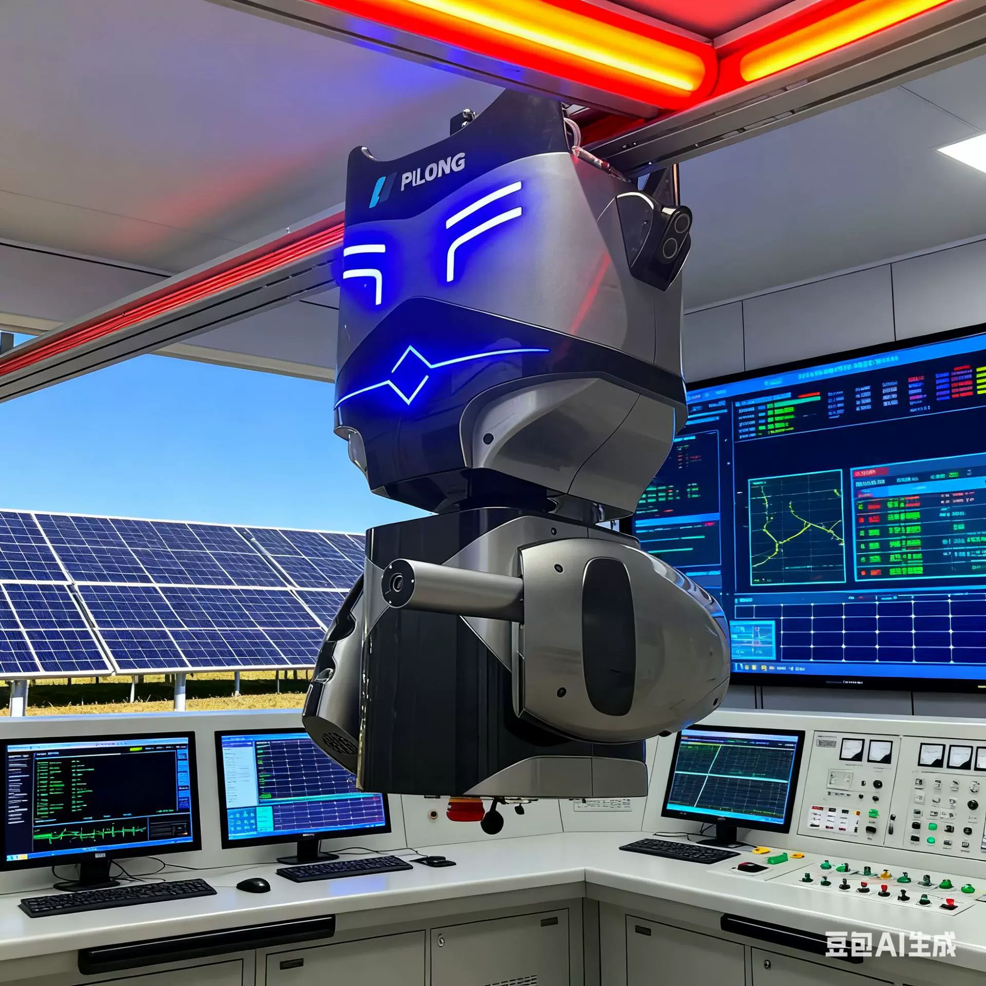 室内挂轨式AI巡检机器人 ，电力巡检机器人应用多行业场景