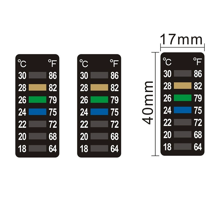 Аквариум с аквариумом термометр с кислой поверхностью