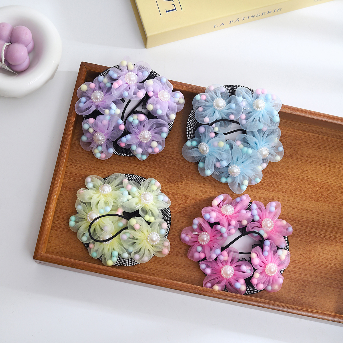 Redecilla para moño de ballet y danza latina para niñas_voghion.com