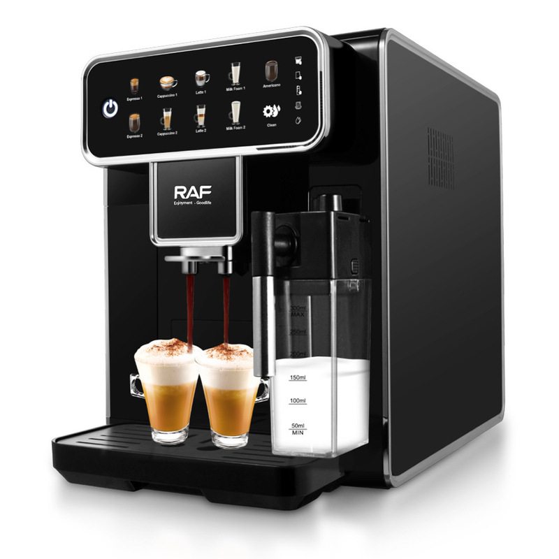 国境を越えた全自動スリーインワンコーヒーマシン、ミルクシリンダー付き豆からカップのエスプレッソマシン|undefined