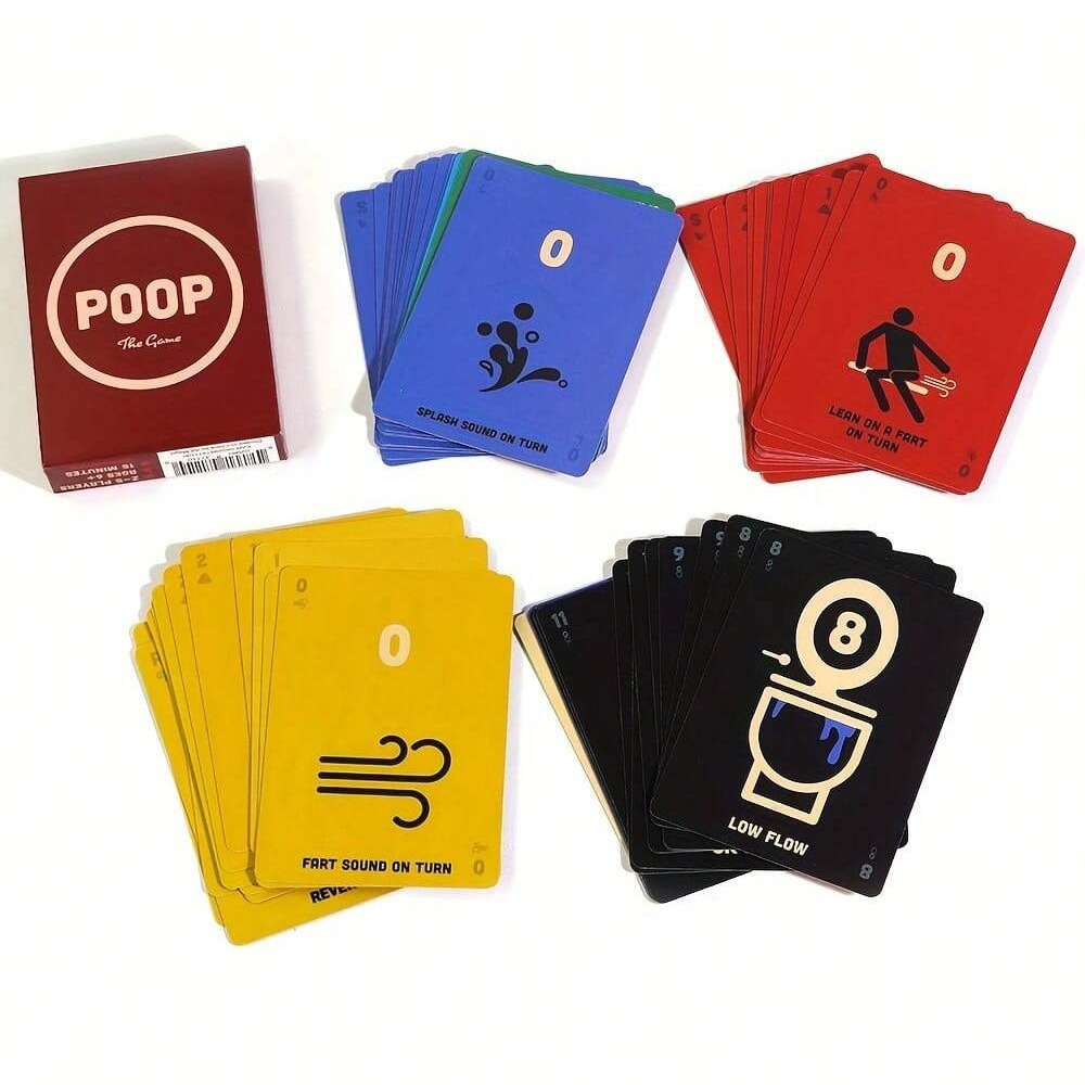 Poop The Game English Version Classic Party Card Game For Groups_voghion.com