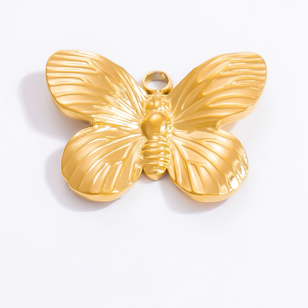 4g Weight 0.03µm-0.05µm Gold Plating Thickness PVD Coated Gold Plating Process Pendant Jewelry Making Type Real Gold Plated Plating Material 1 Piece Quantity 304 Stainless Steel Material Bow Knot Pattern Simple Style, Classic Style Style Waterproof Non Tarnish, Plating Craft 1 Piece 304 Stainless Steel PVD Coated Real Gold Plated Bow Knot Pendant DIY Jewelry Accessories 6