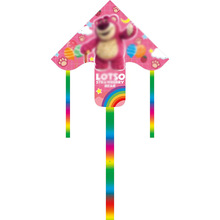 儿童卡通风筝多尾长尾三角彩虹鱼竿风筝易飞潍坊厂家风筝地摊批发