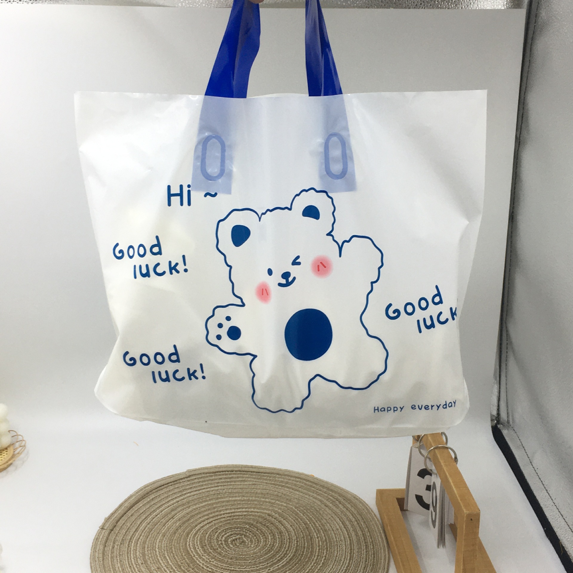 행운을 빌어요 곰 (50개/팩), 폭 30*20 높이 + 바닥 10