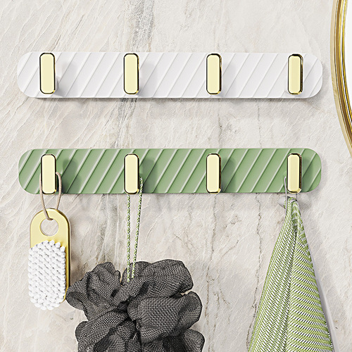 Hook strong adhesive wall hanging bathroom clothes wall hanger toilet bathroom door no punching adhesive hook