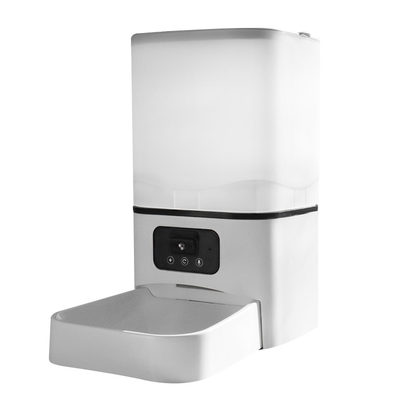 Nuevo producto transfronterizo alimentador inteligente para mascotas para gatos y perros alimentador automático de alimentación a tiempo regular alimentador de alimentación con monitor