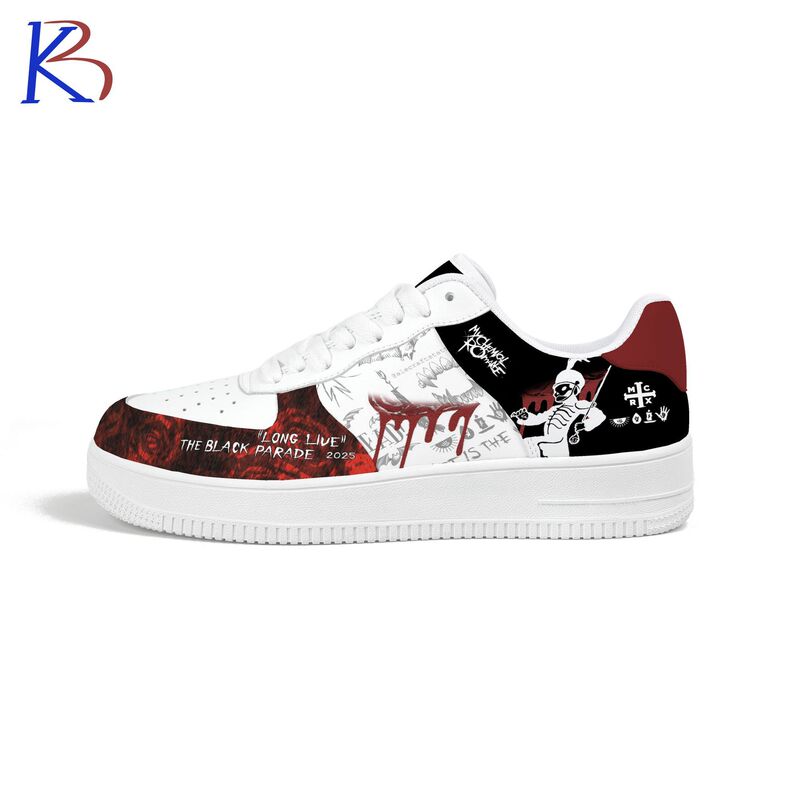Air Force One American Rock Band Heavy Metal Band Pattern Custom 3D Printed Men's Sneakers Sneakers Sports Shoes Air Force One American Rock Band Heavy Metal Band Pattern Custom 3D Printed Men's Sneakers Sneakers Sports Shoes