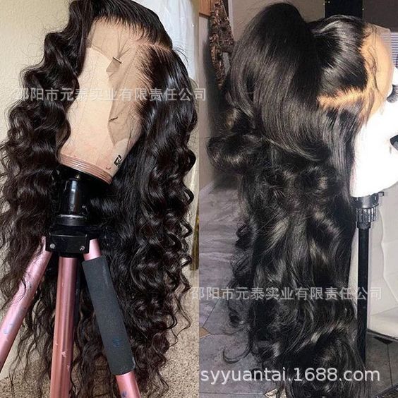 99j burグンディ・レース・フロント・ウィズズズ・ボディ・ウェーブ13x4 synchrotic wigs|undefined