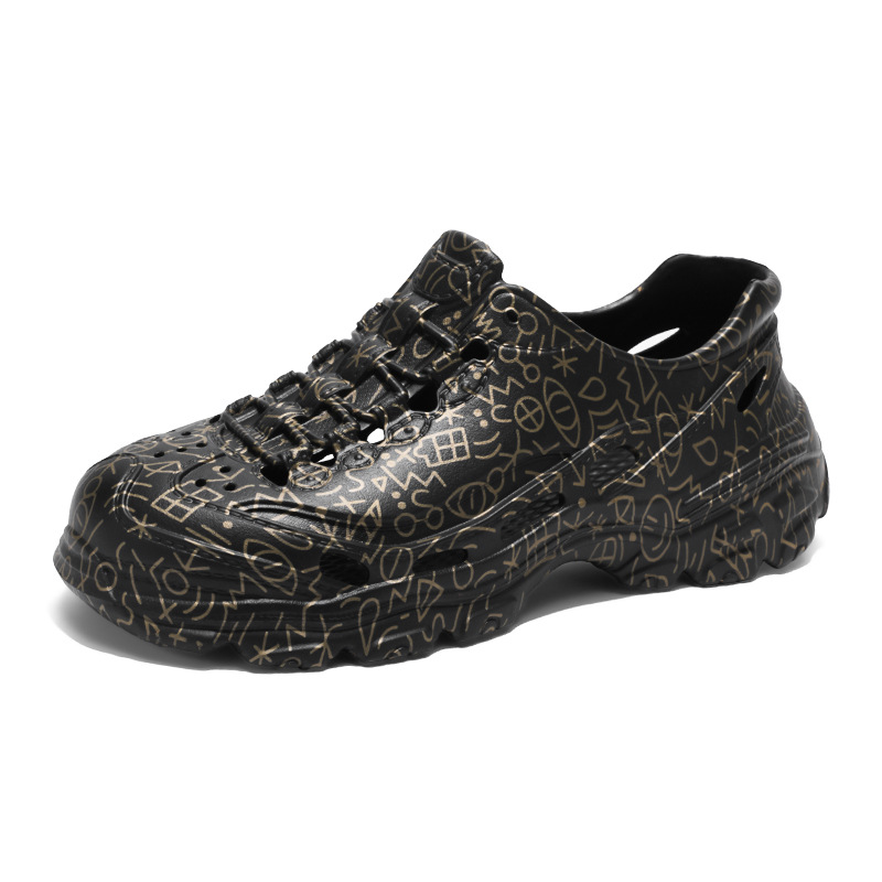 Medias zapatillas para hombres de verano transpirables nuevas zapatillas de playa antideslizantes con base suave para hombres sandalias de cabeza
