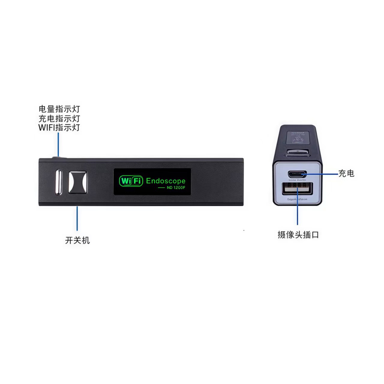 WiFi Transmission Endoscope Box HD USB Android Camera Endoscope Microscope Wireless Box WIFIBOX