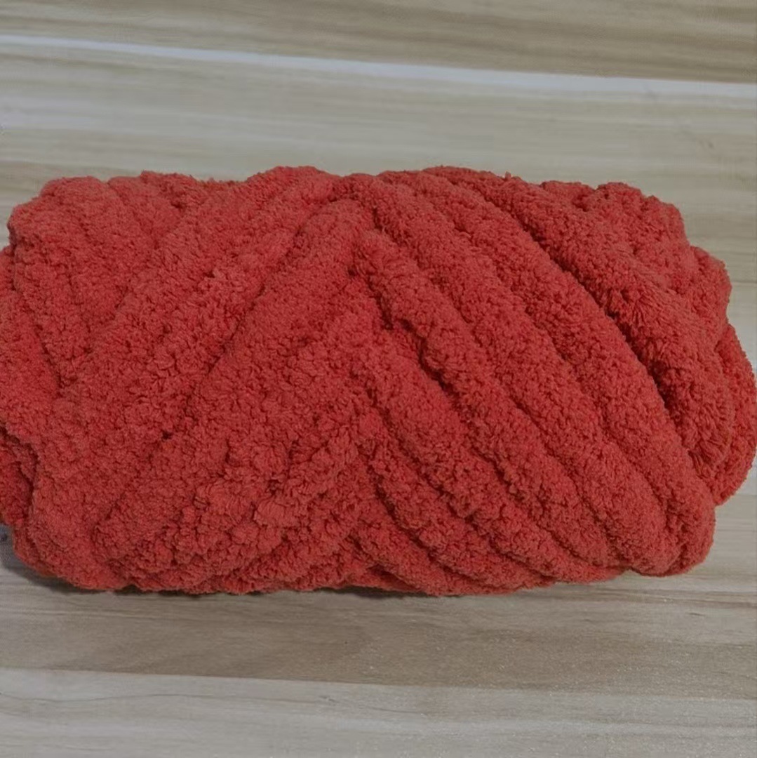 Amazon DIY manta de chenilla sub-hilo grueso hilo de lana de Islandia lana gruesa tejida a mano cojín almohada animal nido