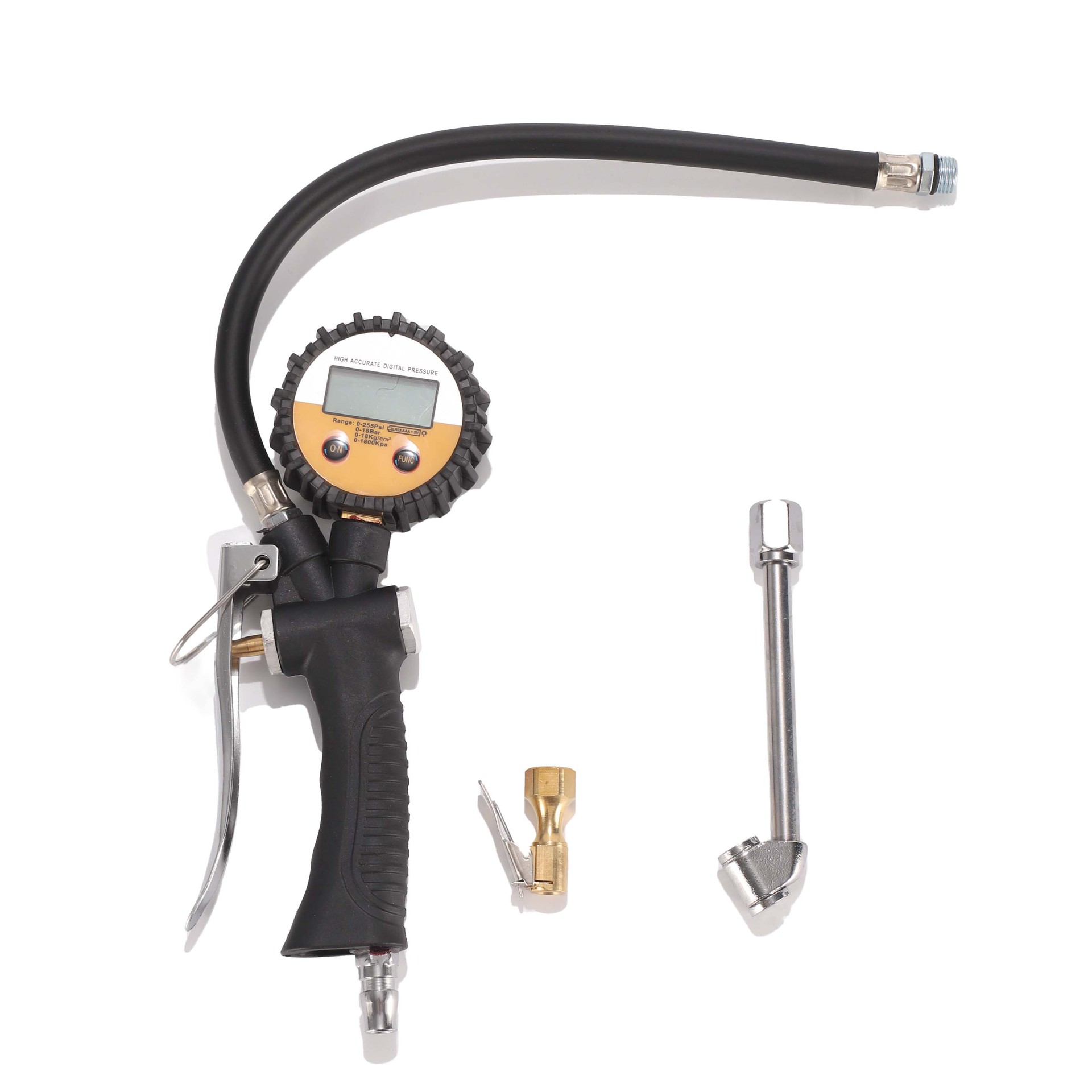 High-Precision Tire Pressure Gauge, Digital Display Pressure Meter, Car Tire Pressure Gauge, Oil-Immersed Tire Pressure Gauge, Inflator Gauge Wholesale