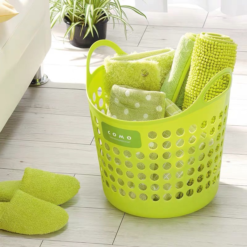 INOMATA Japanese Imported Dirty Clothes Basket Bathroom Laundry Basket Dirty Clothes Basket Clothes Toy Hollow Storage Basket