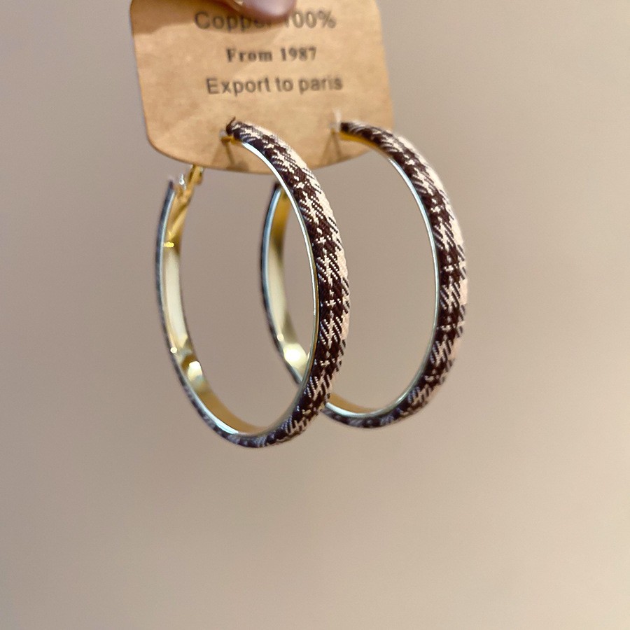 Europa y los Estados Unidos transfronterizos agujas de plata aretes de metal fríos aretes de estilo estilo universal simple aretes de diseño de nicho