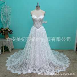 跨境定制图片定制改款婚纱个性定制颜色定制蕾丝婚纱定制婚纱版型