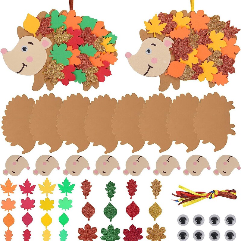 Felt Cloth Animal Decoration Small Pendant New Cartoon Non-Woven Hedgehog Pendant Autum Theme Party