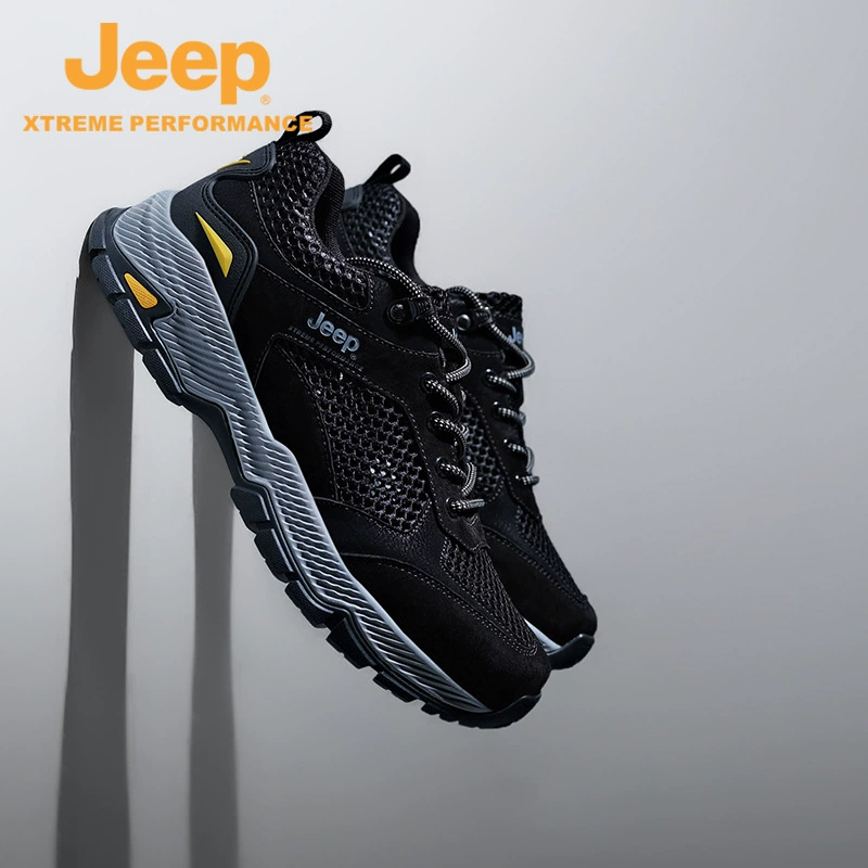 Мужская обувь JEEP для походов, износостойкие спортивные кроссовки, мягкая подошва