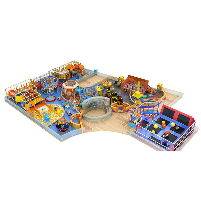 Grandes y pequeños interiores Castillo travieso equipo de juegos para niños jardín de infantes educación temprana diapositiva instalaciones de entretenimiento fabricante