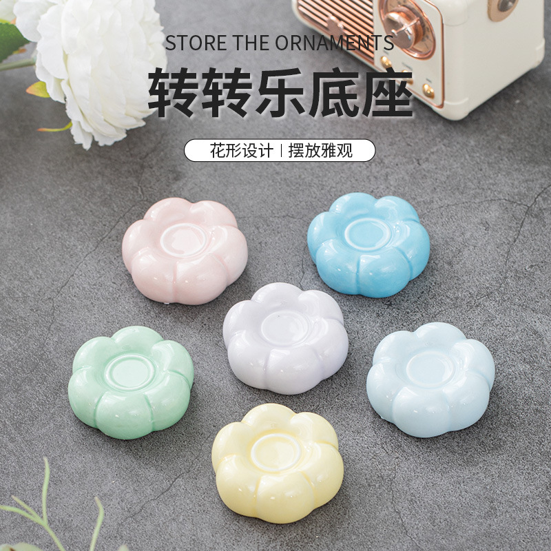 Jingdezhen Ceramic Rotary Base Creative Gift Ceramic Base Ceramic…
