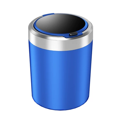 Car Ashtray Creative and Personalized Car ashtray - y6a-blue-stainless-steel-liner