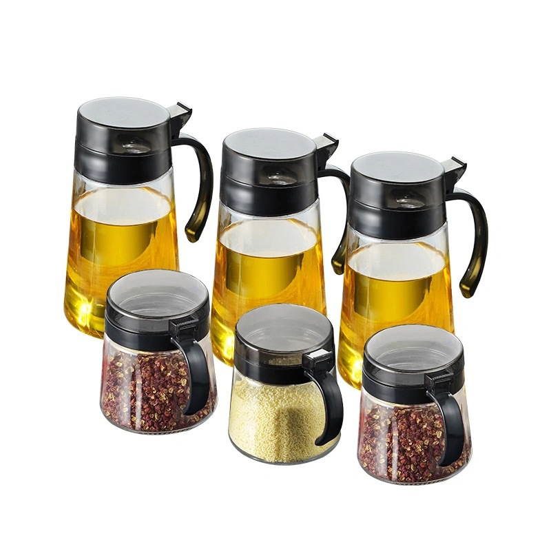 玻璃油壶彩盒装调味罐套装定制创意厨房用品调料瓶礼品定制LOGO|ms