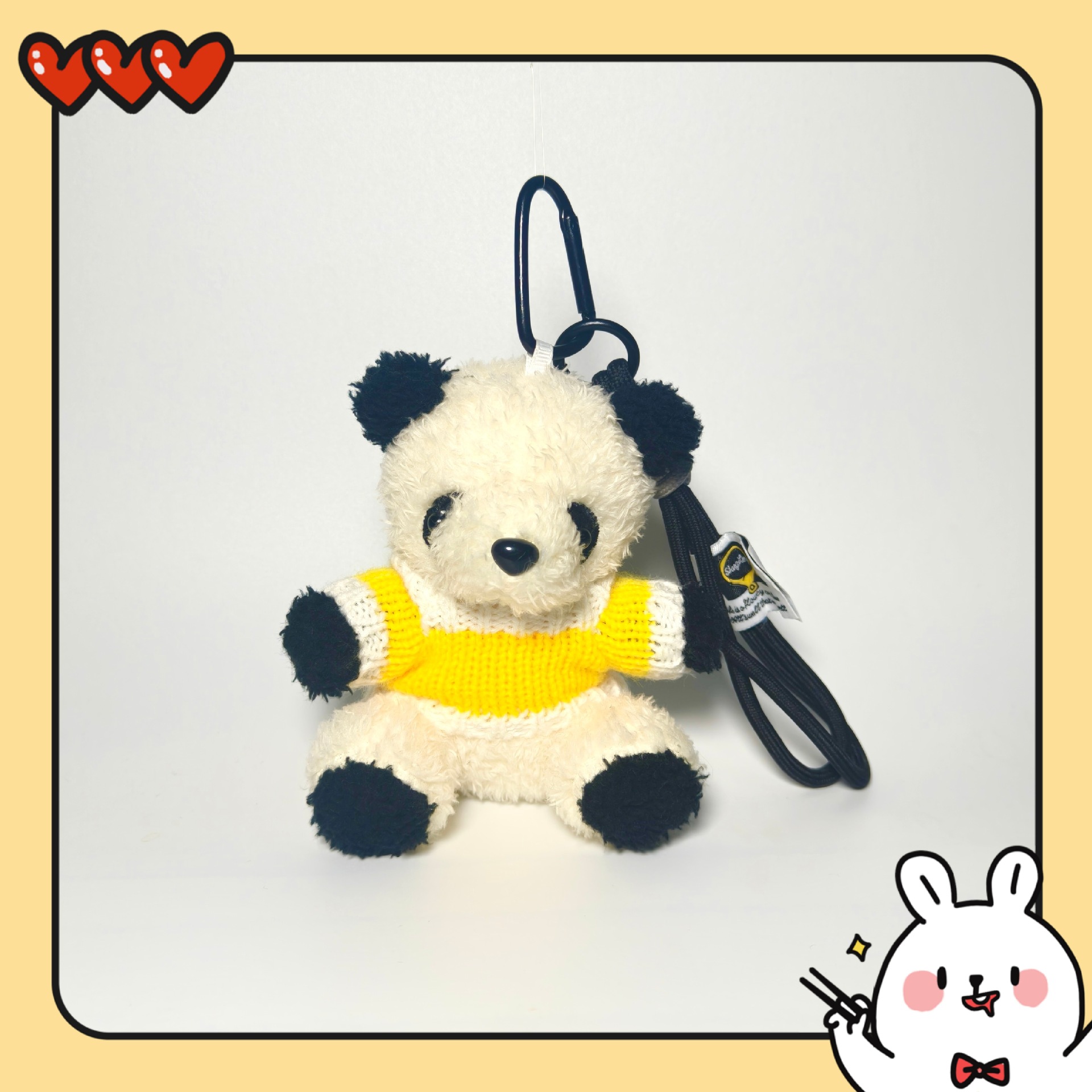 Colgante de peluche joyería panda lindos llavero llavero bolsos colgante regalo creativo dibujos animados