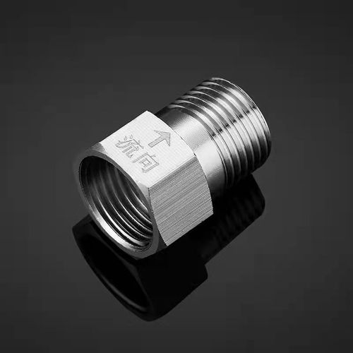 Copper one-way check valve straight-through bathroom toilet anti-return water backflow check valve water heater check valve