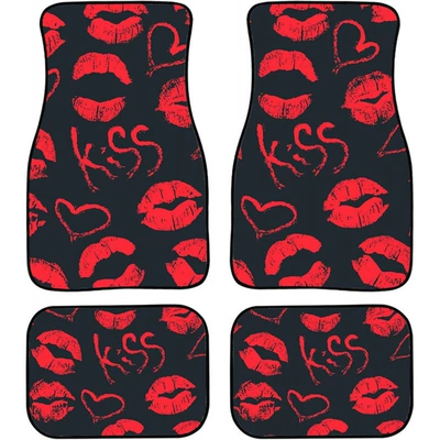 car decorative floor mats 4-piece, Avtomobil döşəmə paspasları - 1-129-pattern-50-3344cmtwo-piece-set