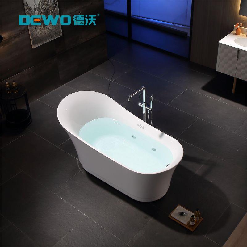 Devo bathroom acrylic environmental protection thin edge bubble shower design atmosphere sense single independent bathtub