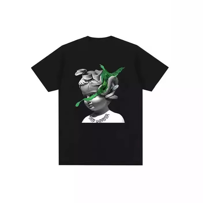 2024 summer new drip rapper 3D printing men's and women's fashion casual T-shirt factory direct supply