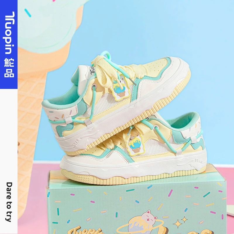 Женские спортивные кроссовки Guipin на толстой подошве, оригинальная универсальная повседневная обувь для мороженого TP1208-8Y/1208S-6Y