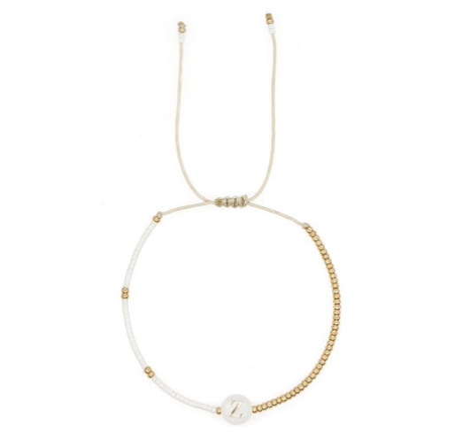 Kkbead nicho estilo francés Toho color retención cuentas de oro pequeña pulsera ajustable Shell carta muñeca joyería femenina