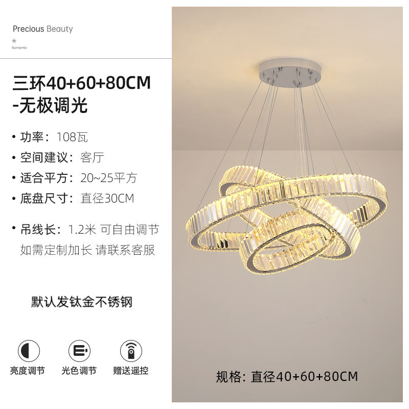 Nuevo edificio dúplex villa atmósfera de cristal candelabro apartamento loft salto candelabro escalera hueca candelabro de cristal