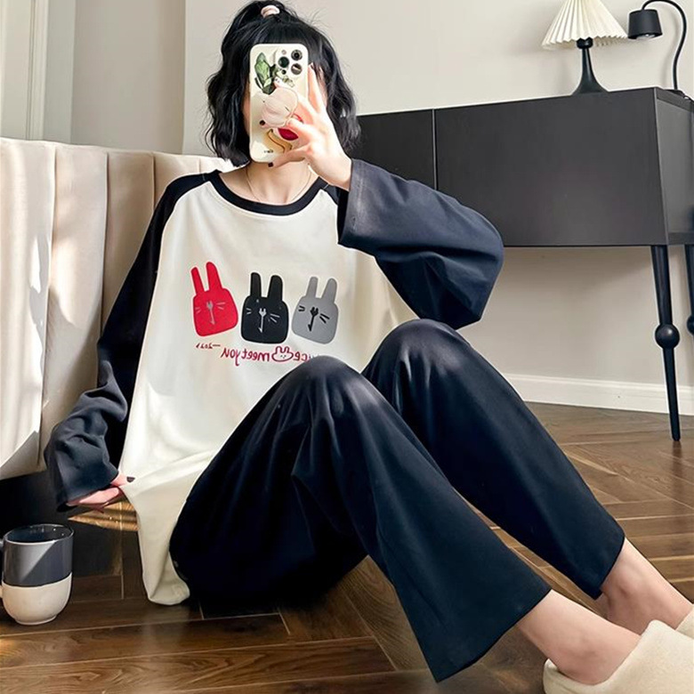 흑미 삼색 토끼머리 더블길이