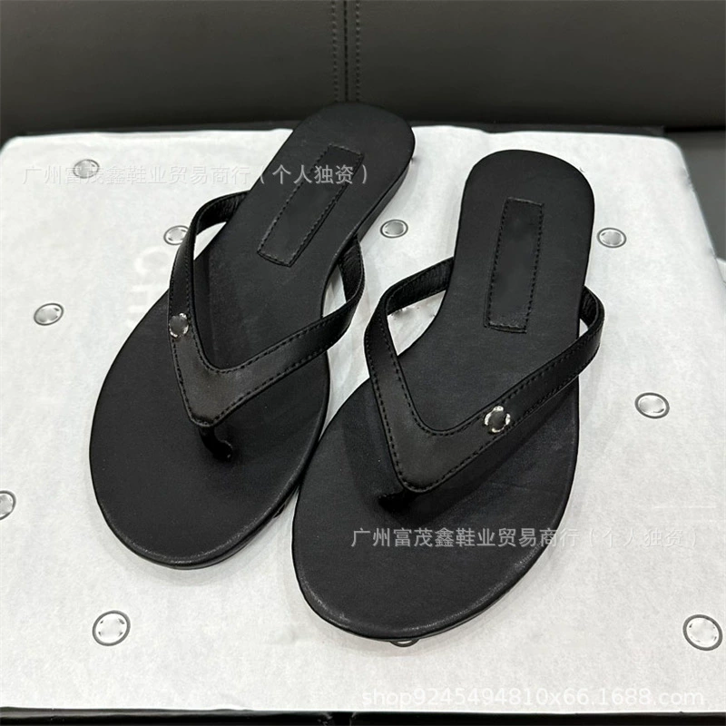 Сланцы, летние тапочки для отдыха, универсальный слайд, стиль Chanel, городской стиль
