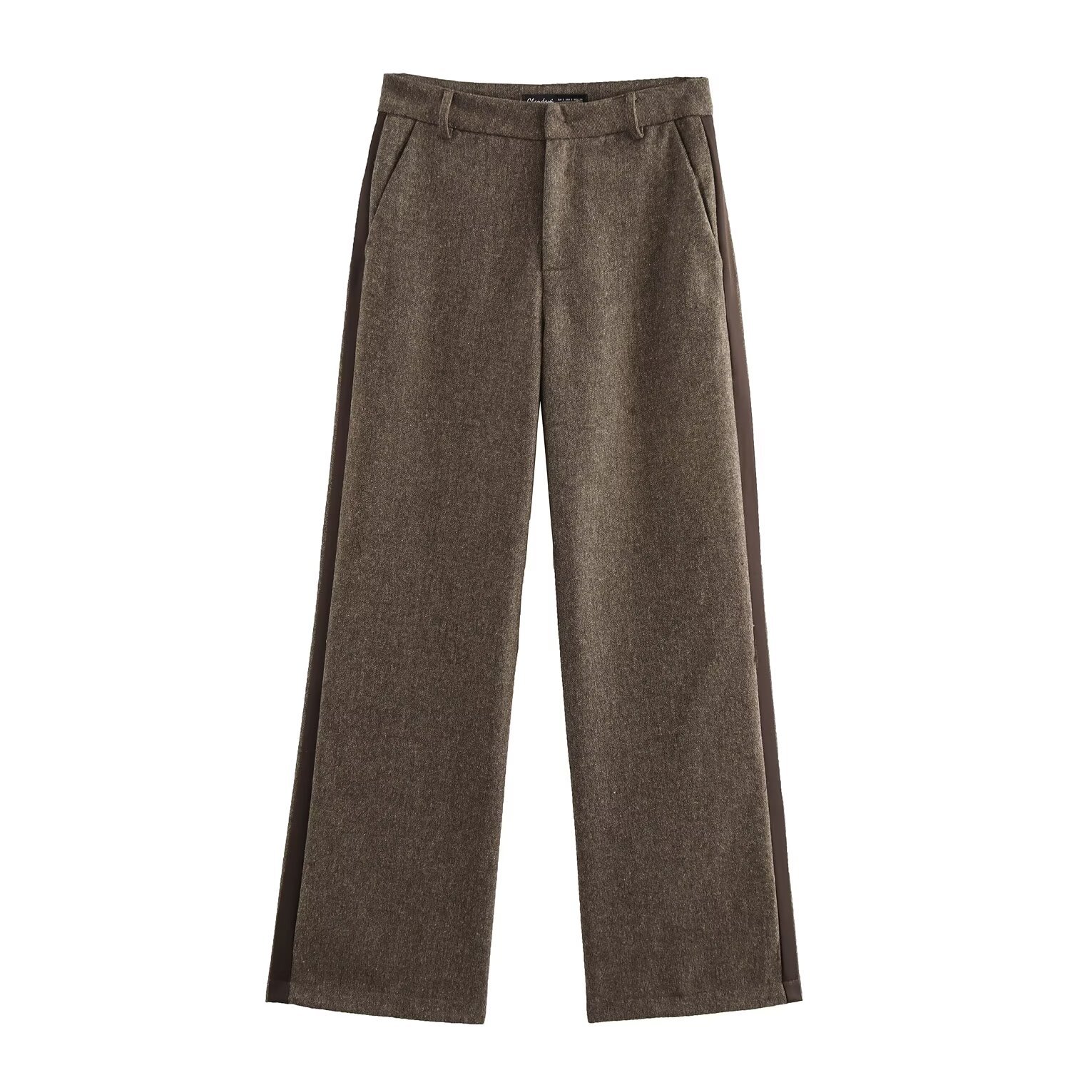 Damenbekleidung 2024 Herbst/Winter neue Mischung Slim Fit Anzugjacke Hosen Set_voghion.com