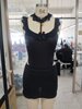 9686 black [one-piece + skirt]