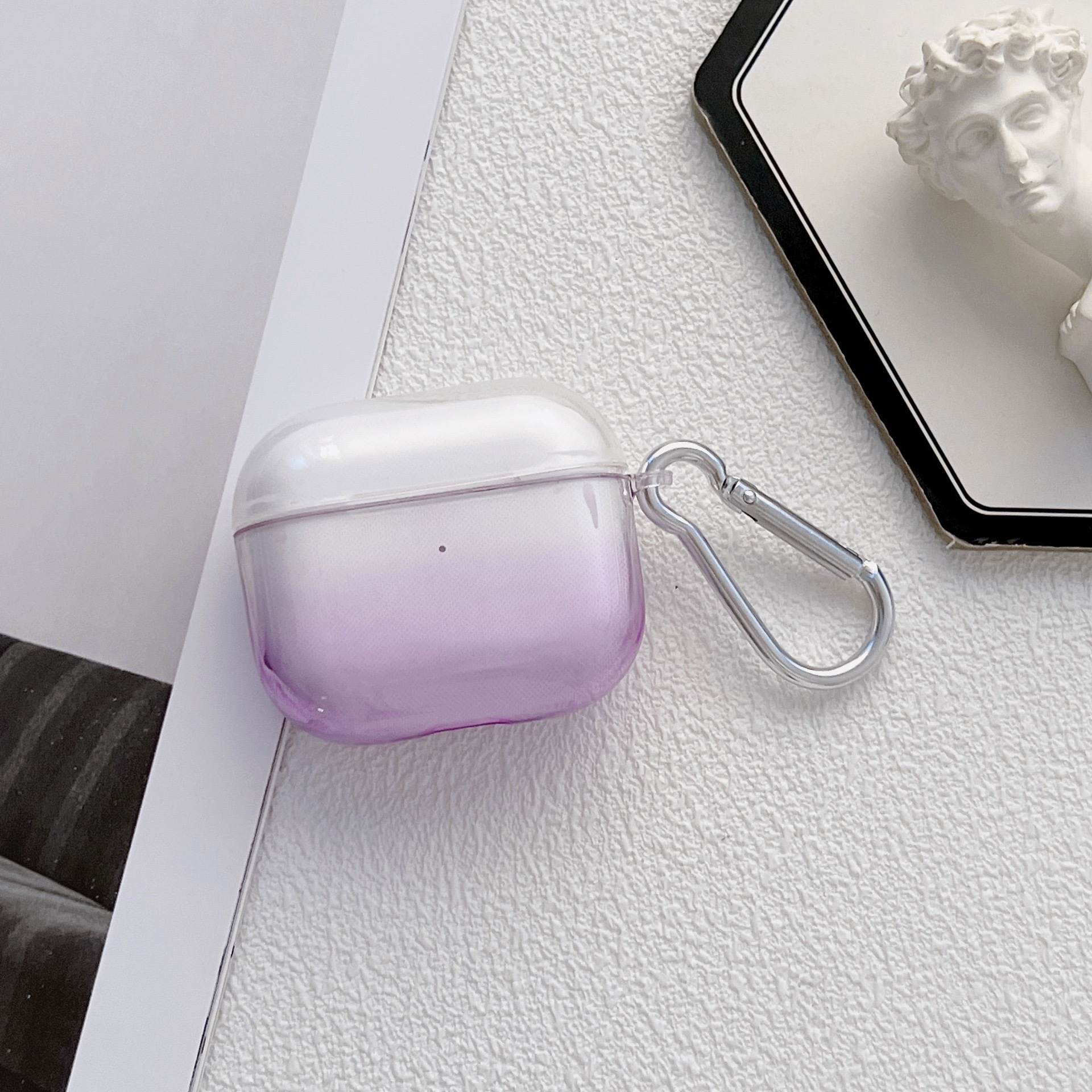 Aplicable a Apple AirPods 4 auriculares cubierta de cubierta suave gradiente AirPods2 generación 3 generación estuche de auriculares Bluetooth