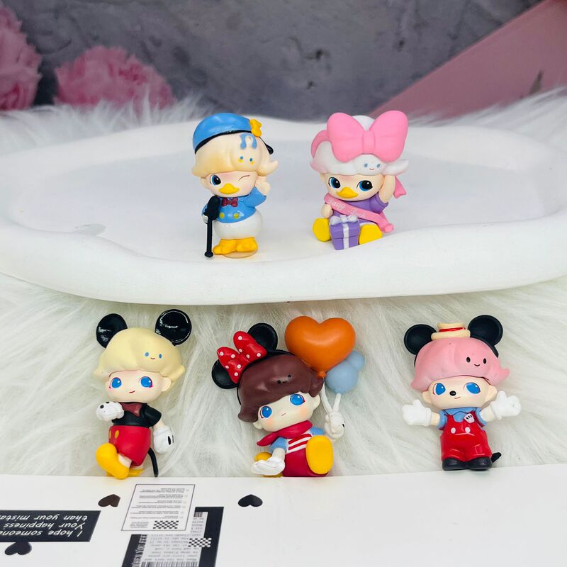 Disney Series Collectible Figures Cute DIY Toys Gift Trendy Blind Box