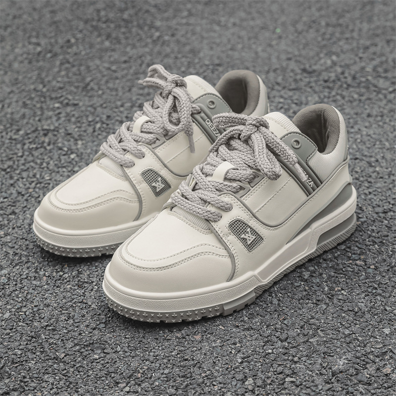 6066潮鞋小胖丁面包鞋男女情侣款春季厚底增高板鞋专柜同款鞋子